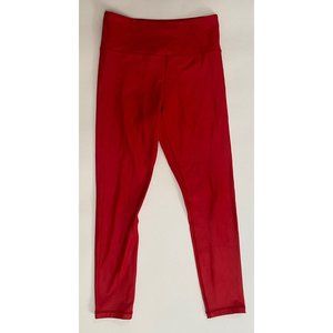 Zyia Active Women's Size 6 - 8 Capri Yoga Leggings Red 26" x 25"